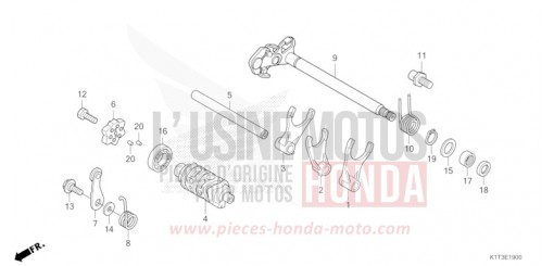 BARILLET DE SELECTION CRF300LRAM de 2021